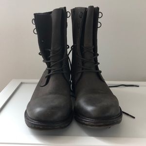 Blondo waterproof leather combat boots